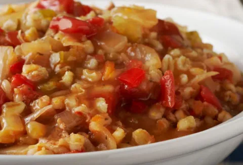 Джамбалая с перловкой