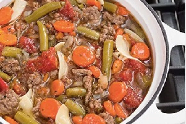 Говяжий суп с овощами