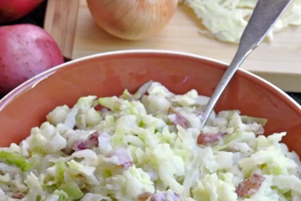 Красный картофель с капустой (Colcannon)
