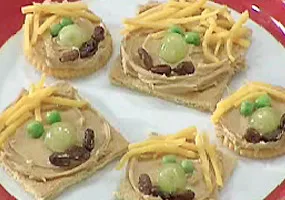 Смешное лицо из всех групп продуктов